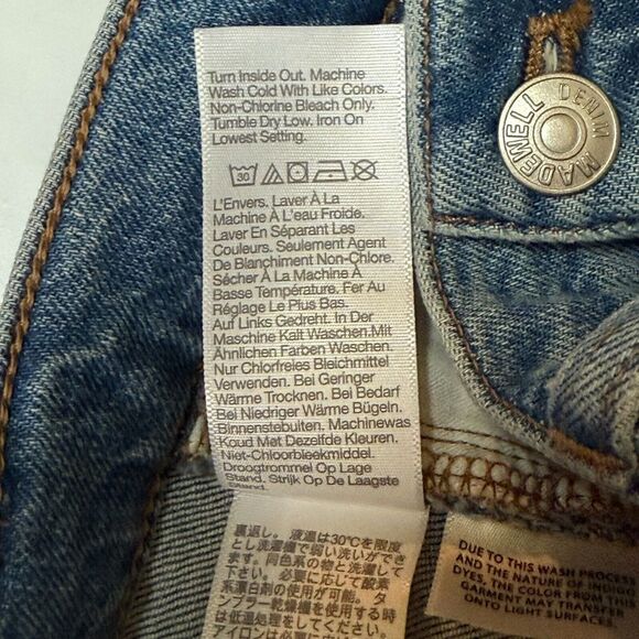Madewell Jeans Womens 27 Blue The Perfect Vintage Distressed‎ High Rise Stretch - Picture 14 of 16